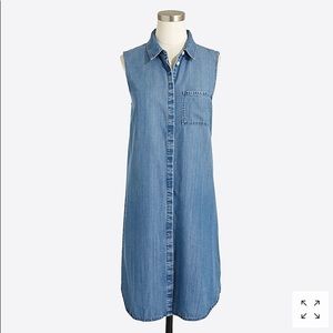 NWOT Chambray sleeveless dress